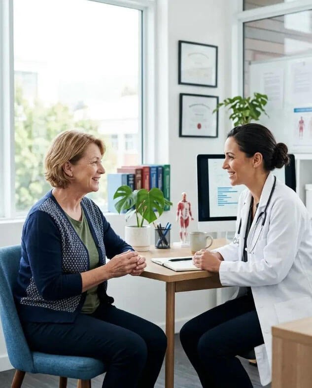 Nutricionista elaborando plano alimentar para emagrecimento saudavel