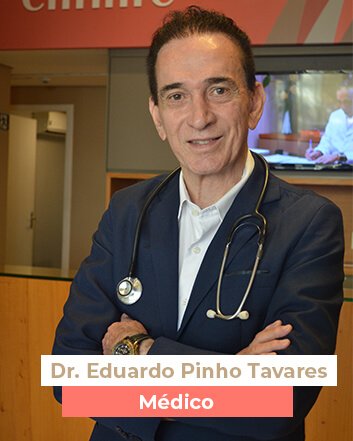 Dr. Eduardo Pinho Tavares médico diretor da Clinlife há mais de 40 anos.
